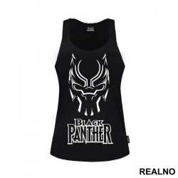 Mask And Logo - Black Panther - Majica