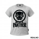 Circled Logo - Black Panther - Majica
