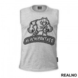 Cartoon Stencils - Black Panther - Majica