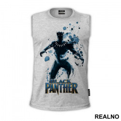 Blue Splash - Black Panther - Majica