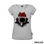 Black And Red Logo - Black Panther - Majica