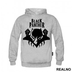 Black And Red Logo - Black Panther - Duks