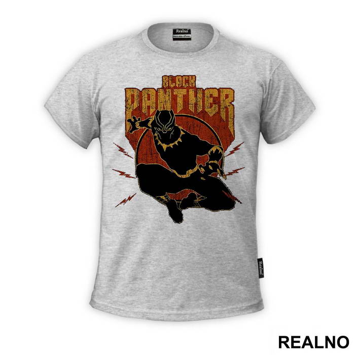 Red And Yellow - Black Panther - Majica