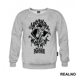 Wakandan Warrior - Street Art - Black Panther - Duks