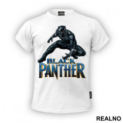 Comic Logo - Black Panther - Majica