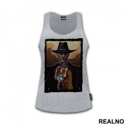 Man In Black Watching Over Dolores And William - Westworld - Majica