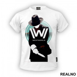 Man In Black And A Knife - Westworld - Majica