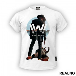 Man In Black And A Gun - Westworld - Majica