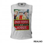 Del Boy, Rodney, Grandad And Logo - Only Fools And Horses - Mućke - Majica
