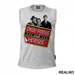 Black And White Picture And Logo - Only Fools And Horses - Mućke - Majica