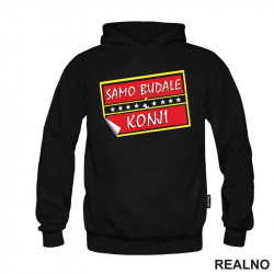 Samo budale i konji - Logo - Mućke - Duks Samo budale i konji - Logo - Mućke - Duks