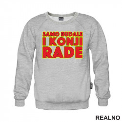 Samo budale i konji rade - Žuto i Crveno - Mućke - Duks Samo budale i konji rade - Žuto i Crveno - Mućke - Duks