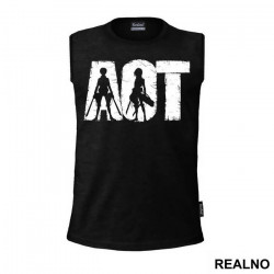 Logo - Attack on Titan - AOT - Majica