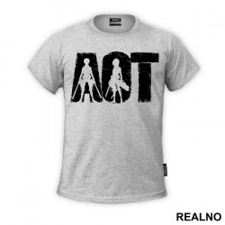 Logo - Attack on Titan - AOT - Majica