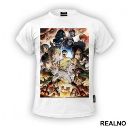 Whole Squad - Attack on Titan - AOT - Majica
