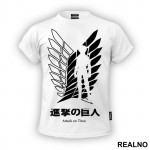 Wings of Freedom - Shadow - Attack on Titan - AOT - Majica