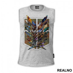 Wings of Freedom - Whole Squad - Attack on Titan - AOT - Majica