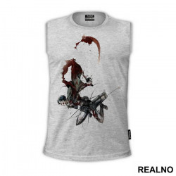 Levi Ackerman - Flying- Attack on Titan - AOT - Majica