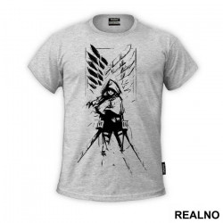 Mikasa Ackerman And Wings of Freedom - Attack on Titan - AOT - Majica