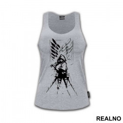 Mikasa Ackerman And Wings of Freedom - Attack on Titan - AOT - Majica