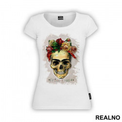 I paint flowers so they will not die - Frida Kahlo - Majica I paint flowers so they will not die - Frida Kahlo - Majica