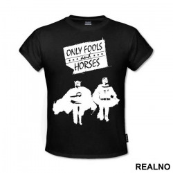 Batman And Robin - Del Boy And Rodney - Black - Only Fools And Horses - Mućke - Majica