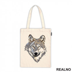 Brown Wolf Head Painting - Vuk - Životinje - Ceger