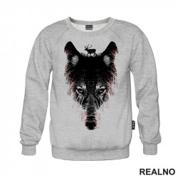 Stag At The Wolf Head - Vuk - Životinje - Duks