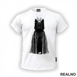 Wolf At The Forest - Vuk - Životinje - Majica