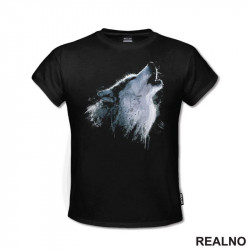 Wolf Portrait Painting - Vuk - Životinje - Majica