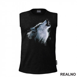 Wolf Portrait Painting - Vuk - Životinje - Majica