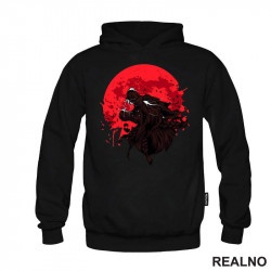 Angry Wolf Howling At The Red Moon Painting - Vuk - Životinje - Duks Angry Wolf Howling At The Red Moon Painting - Vuk - Životinje - Duks