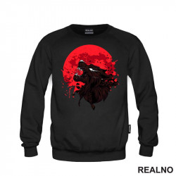 Angry Wolf Howling At The Red Moon Painting - Vuk - Životinje - Duks Angry Wolf Howling At The Red Moon Painting - Vuk - Životinje - Duks