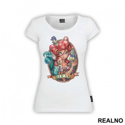 Siren Drawing - Sirene - Mermaid - Majica