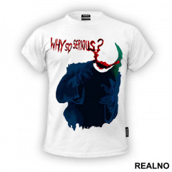 Why So Serious? Blue Jacket - Joker - Majica Why So Serious? Blue Jacket - Joker - Majica