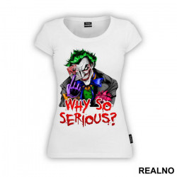 Why So Serious? Card - Joker - Majica Why So Serious? Card - Joker - Majica