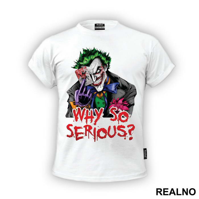 Why So Serious? Card - Joker - Majica