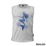 Mermaid Silhouette Splash - Sirene - Majica