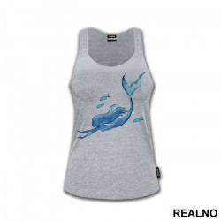 Swimming With Fishes - Sirene - Mermaid - Majica