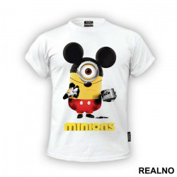 Mickey Mouse With Paint Spots - Minions - Majica