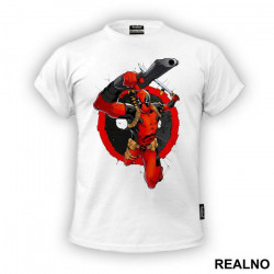 I'm just excited for my first day of superhero school - Deadpool - Majica