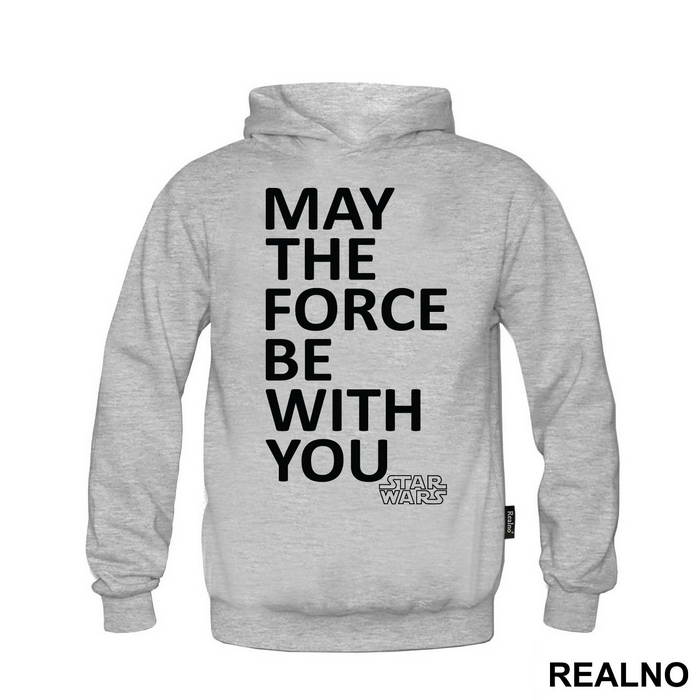 May The Force Be With You - White And Yellow - Star Wars -Duks