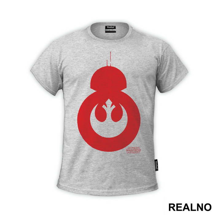 BB - 8 And Red Rebel Alliance - Star Wars - Majica