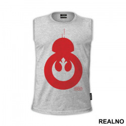 BB - 8 And Red Rebel Alliance - Star Wars - Majica BB - 8 And Red Rebel Alliance - Star Wars - Majica