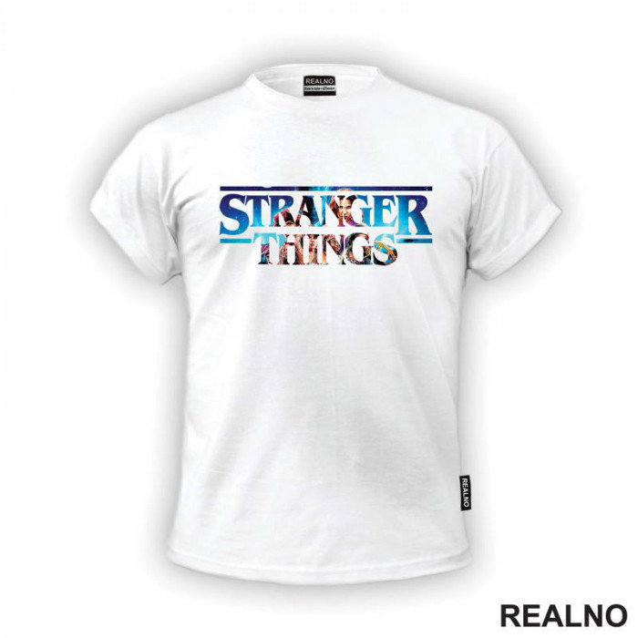 OUTLET - Bela dečija majica veličine 12 - Stranger Things