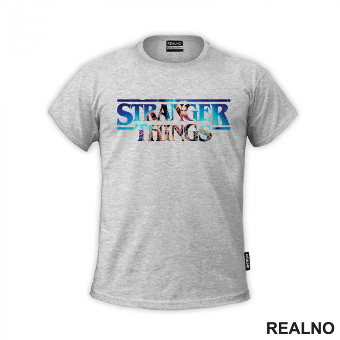 Blue Logo - Stranger Things - Majica