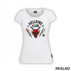 OUTLET - Bela ženska majica veličine M - Stranger Things OUTLET - Bela ženska majica veličine M - Stranger Things