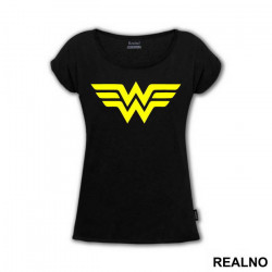 Yellow Logo - Wonder Woman - Majica