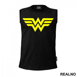 Yellow Logo - Wonder Woman - Majica
