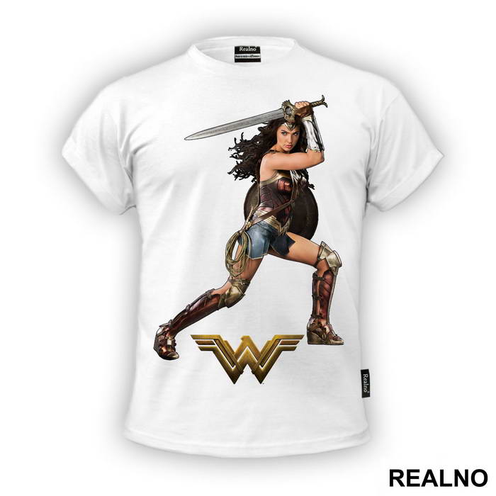 Diana And Logo - Wonder Woman - Majica